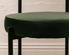 Load image into Gallery viewer, Houndstooth with Green Seat Dining Chair
