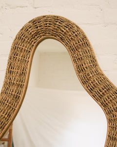 Woven Framed Mirror