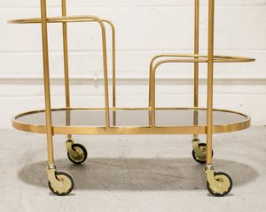 Bella Gold Oval Barcart