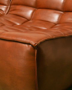 2 Piece Juno in Recycled Leather Loveseat