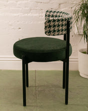 Load image into Gallery viewer, Houndstooth with Green Seat Dining Chair
