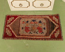 Load image into Gallery viewer, Vintage Hand-knotted Wool Rug, Circa 1950&#39;s Turkish Kars Rug
