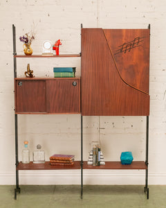 1950’s Rare Music Emblem Shelf unit by Vittorio Dassi