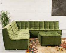 Load image into Gallery viewer, The Juno Modular Six-Piece Sectional in Olive Green
