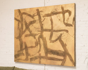 Abstract Original Gold Painting