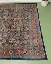 Load image into Gallery viewer, Vintage Turkish Rug in Deep Blue
