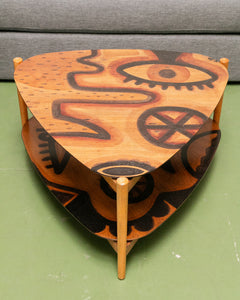 Triangle Coffee Table with Exclusive Design by Cesar Platero