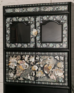 Black Mother of Pearl Cabinet