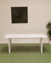 Load image into Gallery viewer, Modern White Sculptured Dining Table
