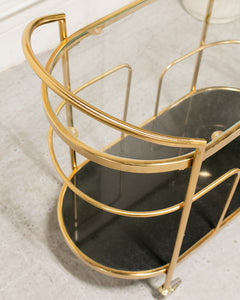 Bella Gold Oval Barcart