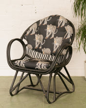 Load image into Gallery viewer, 1970’s Black Bamboo Chair
