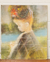 Load image into Gallery viewer, Little Girl Child Oil Painting
