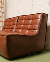 Load image into Gallery viewer, 2 Piece Juno in Recycled Leather Loveseat
