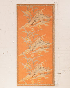 Pair of Japanese Fabric Panels