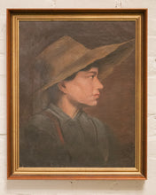 Load image into Gallery viewer, American School (19th Century) Folk Art Portrait Oil on Canvas
