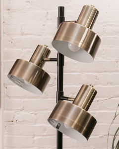 Louisa 3 Head Brass Lamp