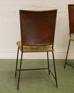 Leather And Iron Chair