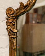 Load image into Gallery viewer, Vintage Gold Gilt Antique Ornate Roses Motif Regency Wall Mirror
