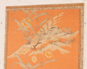 Pair of Japanese Fabric Panels