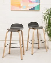 Load image into Gallery viewer, Bentwood Bar Stools Pair
