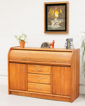 Load image into Gallery viewer, Tambour Desk Chest of Drawers
