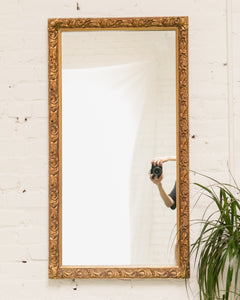 Rectangle Antique Gold Mirror