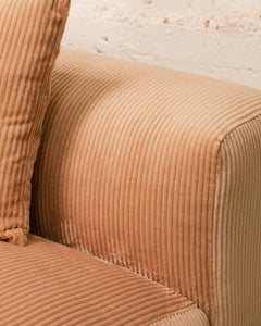 Bailey Sofa in Blush Corduroy