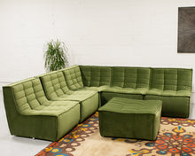 Load image into Gallery viewer, The Juno Modular Six-Piece Sectional in Olive Green
