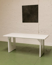 Load image into Gallery viewer, Modern White Sculptured Dining Table
