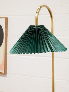 Green Pleated Villa Floor Lamp