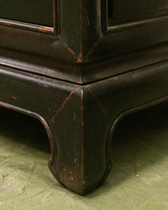 Antique Chest of 4 Drawers in Black