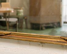 Load image into Gallery viewer, Vintage Gold Gilt Antique Ornate Roses Motif Regency Wall Mirror
