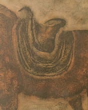 Load image into Gallery viewer, Vintage Stone Rubbing Painting A Neighing Horse Taiwan Republic of China
