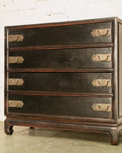 Load image into Gallery viewer, Antique Chest of 4 Drawers in Black
