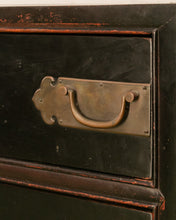 Load image into Gallery viewer, Antique Chest of 4 Drawers in Black
