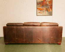 Load image into Gallery viewer, Leather Distressed Sofa
