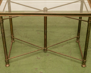 Late 20th Century Labarge Brass Cocktail Table