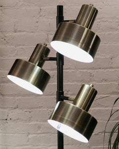 Louisa 3 Head Brass Lamp