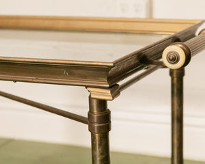 Late 20th Century Labarge Brass Cocktail Table