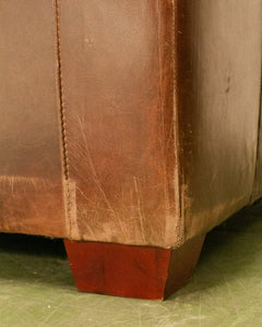 Leather Distressed Sofa