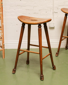 Antique Saddle Stools