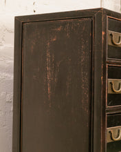 Load image into Gallery viewer, Antique Chest of 4 Drawers in Black
