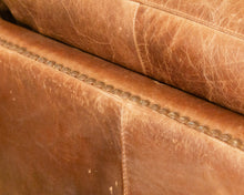 Load image into Gallery viewer, Leather Distressed Sofa
