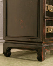 Load image into Gallery viewer, Antique Chest of 4 Drawers in Black
