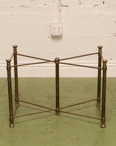 Late 20th Century Labarge Brass Cocktail Table