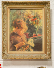 Load image into Gallery viewer, Auguste RENOIR Lady Sewing Print
