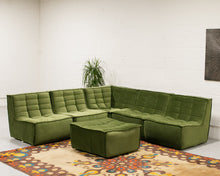 Load image into Gallery viewer, The Juno Modular Six-Piece Sectional in Olive Green
