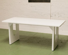 Load image into Gallery viewer, Modern White Sculptured Dining Table
