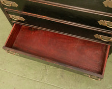 Load image into Gallery viewer, Antique Chest of 4 Drawers in Black
