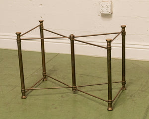 Late 20th Century Labarge Brass Cocktail Table